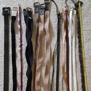 Belts belts and belts - sweet 16 in total. For jeans, pants or dress.